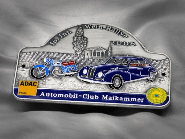 German badge Plakette plaque ADAC wine rally VW Mercedes BMW Porsche DKW #53