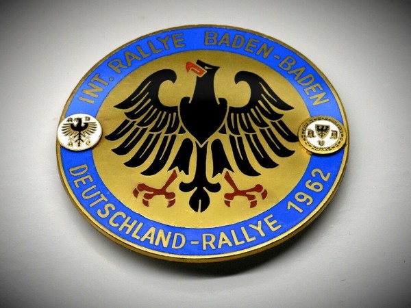 Details zu Old German Badge 1962 Plakette Radiator Plaque Emblem Porsche Mercedes BMW #98