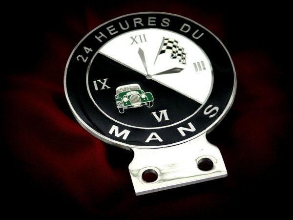 Morgan Le Mans Badge Auto-Plakette Emblem +4 Plus 8 Threewheeler Aero