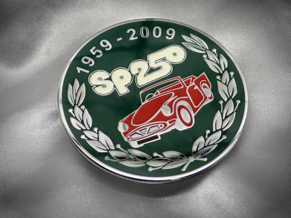 Daimler SP 250 Dart Badge Plakette Grill Plaque Jubiläums Emblem Rarität
