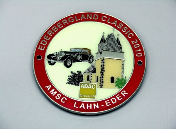 Details zu German Badge ADAC Classic Rallye Plaque Porsche Mercedes VW Borgward Audi #248