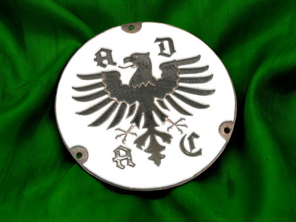 ADAC badge old German car grille 1951 plaque Plakette VW Mercedes Porsche #117