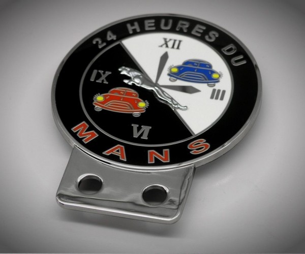 Details zu Jaguar Le Mans Badge Kühlergrill Plakette Emblem XK MK E-Typ C-Typt D-Typ XJR