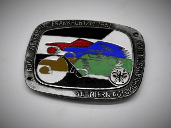 Details zu Old German badge 1961 IAA Frankfurt ADAC car emblem Porsche Merceds BMW VW #151
