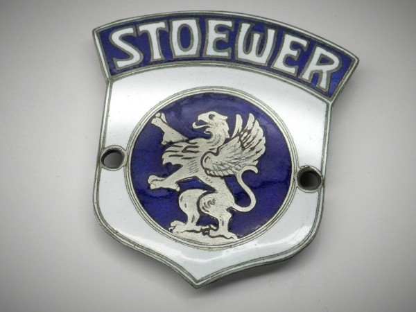 Stoewer Enthusiasts Badge Plakette Old German Plaque Emblem Arkona Sedina #294