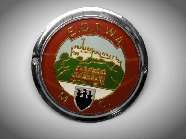 Schottland Badge Edinburg Plakette Emblem Rover Morris VW Bully Wohnmobil #13